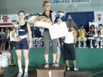 Premiazione di Mary campionessa assoluta regionale Cat. 48 Kg